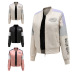 color matching baseball uniform letter print jacket nihaostyles wholesale clothing NSNXH85627