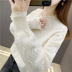Lace Round Neck Hollow Knit Loose Sweater NSFYF85628