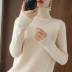 Long-Sleeved Knitted Pullover Turtleneck Sweater NSFYF85633