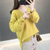 loose hedging V-neck knitted sweater nihaostyles clothing wholesale NSFYF85643