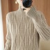 high neck loose cashmere pullover wool sweater nihaostyles clothing wholesale NSFYF85657