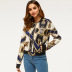 stand collar slim-fit jacket nihaostyles clothing wholesale NSWCJ85917