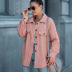 solid color lapel long-sleeved single-breasted thick coat nihaostyles wholesale clothing NSDY85966