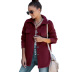 solid color lapel long-sleeved single-breasted thick coat nihaostyles wholesale clothing NSDY85966