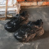 zapatos deportivos a juego de color de suela gruesa nihaostyles ropa al por mayor NSCF86047