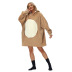 penguin digital print silver fox velvet loose hooded blanket sweatershirt nihaostyles wholesale clothing NSMDF86119