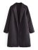 long-sleeved pure color lapel long woolen coat nihaostyles wholesale clothing NSAM86260