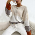 long-sleeved bottoming round neck sweater nihaostyles wholesale clothes NSYYF86346