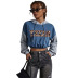 long-sleeved letter printed short hooded sweatershirt nihaostyles wholesale clothing NSYYF86383