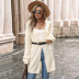 pure Color Knitted twist Sweater cardigan nihaostyles wholesale clothing NSYYF86391