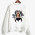 Round Neck Long Sleeve Ariana Grande Print Sweatershirt NSYKD86489