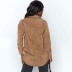 corduroy long-sleeved lapel loose casual jacket nihaostyles wholesale clothes NSHAO86539