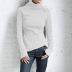 high-neck zipper long-sleeved sweatshirt nihaostyles clothing wholesale  NSBYJ86567