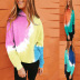long-sleeved tie-dye loose hoodie nihaostyles clothing wholesale NSBYJ86583