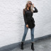 Autumn solid color long sleeve lapel lace stitching polyester sexy long blouse NSYYF86628