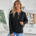 Solid Color Long Sleeve Buttoned Sweater NSQSY86999