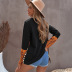 print long-sleeved round neck T-shirt nihaostyles wholesale clothing NSQSY87020