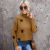 Winter turtleneck star pattern long-sleeved sweater nihaostyles wholesale clothing NSQSY87023