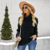 solid color high neck long sleeve rib knitted sweater nihaostyles wholesale clothing NSQSY87148