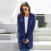 Long-Sleeved Knitted Sweater Cardigan Coat NSQSY87152