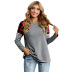Christmas elements long-sleeved round neck loose T-shirt nihaostyles wholesale Christmas costumes NSQSY87262
