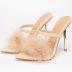 women s pointed toe stiletto high-heeled slippers nihaostyles wholesale clothing NSSO81724