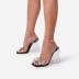 Sandalias triangulares transparentes de tacón alto para mujer nihaostyles ropa al por mayor NSSO81730