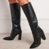  women s pointed toe and high heel knee-length long-tube boots nihaostyles wholesale clothing NSSO81734