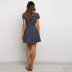 women s V-neck A-line cusual dress nihaostyles wholesale clothing NSJRM81752