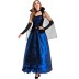 Halloween cosplay blue enchantress palace dress witch vampire costume nihaostyles wholesale halloween costumes NSQHM81795