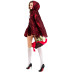 Halloween Cosplay Gothic Style Little Red Riding Hood Nightclub Queen Costume NSQHM81802