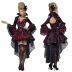 Halloween cosplay vampire witch queen game uniform costume nihaostyles wholesale halloween costumes NSQHM81805