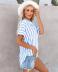 women s striped button short sleeves blouses nihaostyles wholesale clothing NSJRM81829