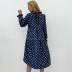 women s polka dot loose irregular dress nihaostyles wholesale clothing NSDMB81858