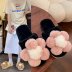 Flower Home Plush Cotton Slippers NSDFX81870