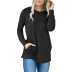 women s  round neck solid color pocket T-shirt nihaostyles wholesale clothing NSLZ81875