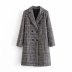 double-breasted lapel mid-length coat nihaostyles wholesale clothing NSAM81887