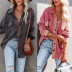 autumn and winter lapel single row knitted sweater cardigan jacket nihaostyles wholesale clothing NSJRM81951