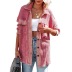 autumn and winter lapel single row knitted sweater cardigan jacket nihaostyles wholesale clothing NSJRM81951