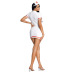 Halloween cosplay nurse tight-fitting package hip zipper dress nihaostyles wholesale halloween costumes NSPIS81986