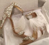 women s beads plush high-heeled rhinestone sandals nihaostyles wholesale clothing NSSO81996