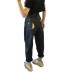 digital printing straight-leg jeans nihaostyles wholesale clothing NSJRM82007
