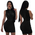 hot drilling stitching slim package hip dress nihaostyles wholesale clothing NSJRM82011