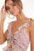 V-neck hollow sling lace up dress nihaostyles wholesale clothing NSJRM82049