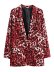 women s leopard print unbuttoned blazer blouse nihaostyles wholesale clothing NSAM82071
