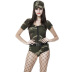 Halloween cosplay camouflage jumpsuit nihaostyles wholesale halloween costumes NSPIS82084