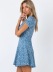 summer women s mid-waist V-neck floral dress nihaostyles wholesale clothing NSJRM82105