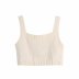 autumn Button Knitted Camisole nihaostyles wholesale clothing NSAM82134