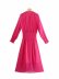 women s V-neck receiving waist pleated  dress nihaostyles wholesale clothing NSAM82143