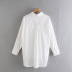single-breasted lapel shirt nihaostyles wholesale clothing NSAM82146
